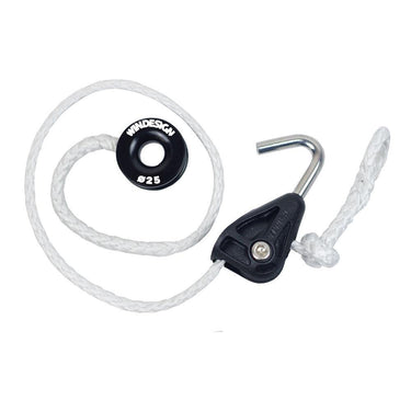 Optimist Halyard system with low friction ring - Viking Marine