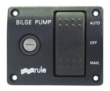 Rule 3-Way Rocker Switch with LED - Viking Marine
