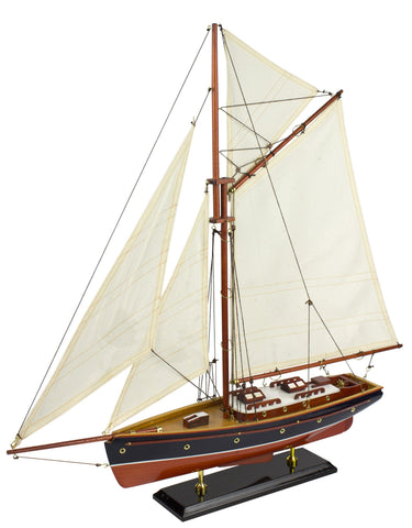 Gaff-Rigged Yacht with Cabin 60cm - Viking Marine