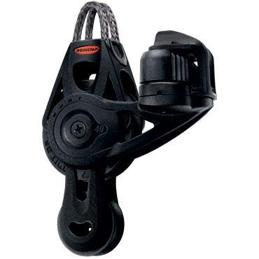 Ronstan Series 40 Ball Bearing Orbit Block Fiddle, Cleat, Dyneema link head - Viking Marine