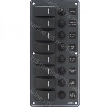 YIS Marine Aluminum Water-resistant Switch Panel - Viking Marine