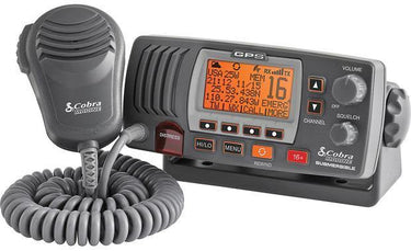 Cobra F77 Fixed Mount VHF Marine Radio with GPS - Viking Marine