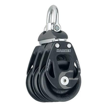 Harken 45mm Aluminum Element Triple Block — Swivel 6240 - Viking Marine