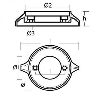 Volvo Collar Anode 875815 (Technoseal 00703) - Viking Marine