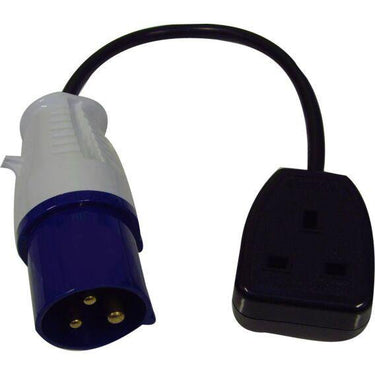 Waveline Hookup Adapter Socket 16A 250VAC to ind Plug 13A 3-Pin - Viking Marine