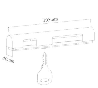 Stainless Steel Outboard Motor Lock