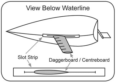 Hawk Slot Strip by the meter