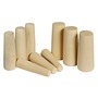 Series of 10 emergency wooden plugs 5 to 38 mm