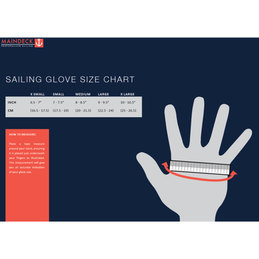 Maindeck Elite Sailing Glove Short Fingers