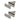 Optimist Transom Gudgeon with Backing Plate Kit - set