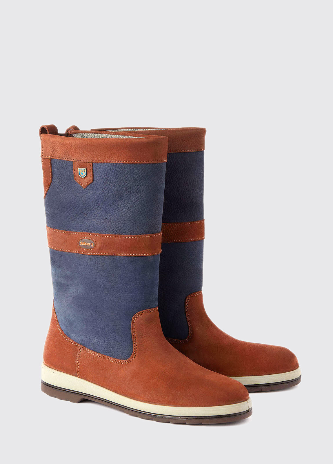Dubarry Ultima Leather Sailing Boots - Brown, Navy/Brown, Black | Marine