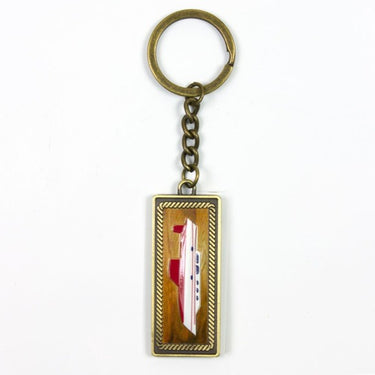 Half Hull Yacht Keyring