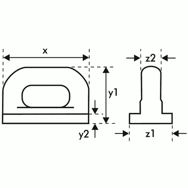 Allen Flat Sail Track Slide - Viking Marine