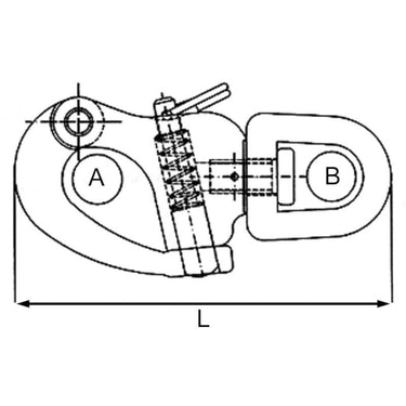 Stainless Steel Swivel Eye Snap Shackle - Viking Marine