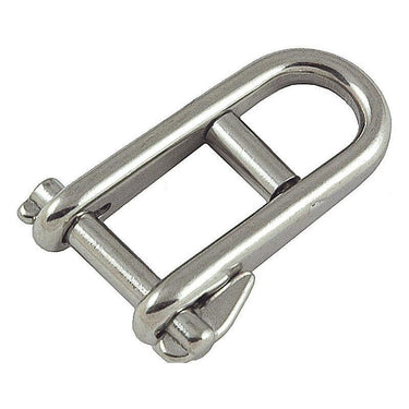 Stainless Steel Key Pin Shackle with Bar - Viking Marine