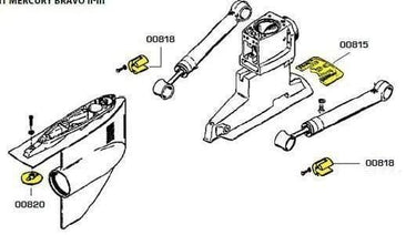 Mercury / Mercruiser Bravo11-111 Anode Kit - Viking Marine