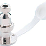 Chrome plated brass sockets 3A 2 pin - Viking Marine