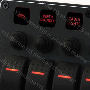 YIS Marine Aluminum Water-resistant Switch Panel - Viking Marine