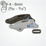 Clamcleat CL253 Trapeze and Vang Cleat - Viking Marine