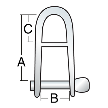 Harken  5mm Captive Halyard Shackles HA 2107