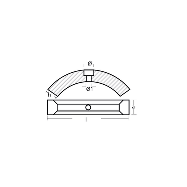 Volvo Penta Sail Drive Anode - 3 pieces 00728