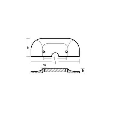Anode 00814 Merc Alpha I Cav Plate - Viking Marine