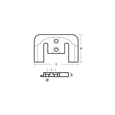 Anode 00815 Mercruiser Bravo 1, 11, 111 Stern Drive - Viking Marine