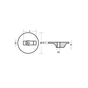 Mercury / Mercruiser Alpha, Bravo Verado Trim Tab Anode - Viking Marine