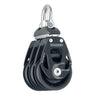 Harken 45mm Aluminum Element Triple Block — Swivel 6240 - Viking Marine
